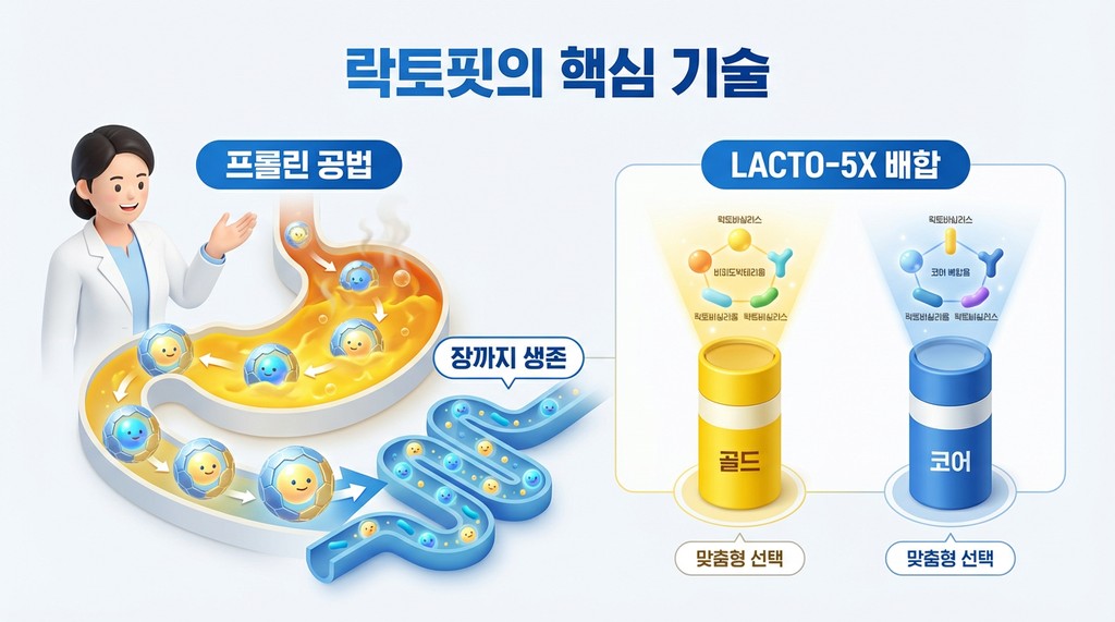 종근당건강의 유산균 기술력을 상징하는 연구소 이미지